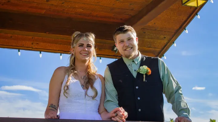 Newlyweds. Weddings by Miranda Johnson.